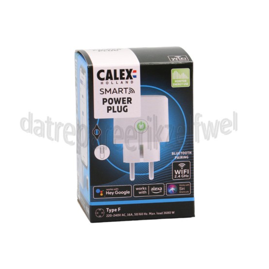 Foto van Calex Stekker Smart Connect Powerplug en Energiemeter 16A 