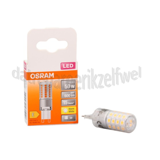 Foto van Osram Ledlamp LED Pin 48 G9 4,8W 600lm 2700K 