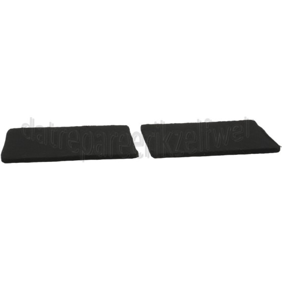 Foto van Filter Eurofilter Koolstoffilter, 2 stuks LD97DBM60, LD97DBM69, LD96DAM50 
