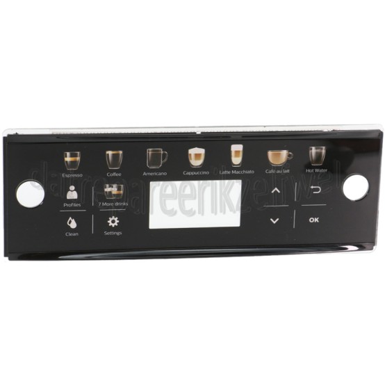 Foto van Saeco Bedieningspaneel Frontpaneel, zwart SM5570, SM5573 