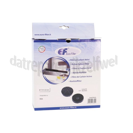 Foto van Eurofilter Filter Koolstoffilter Longlife, Wasbaar FIL440, HDVM0060S, HDVM4090AN, HDVM1090AN 