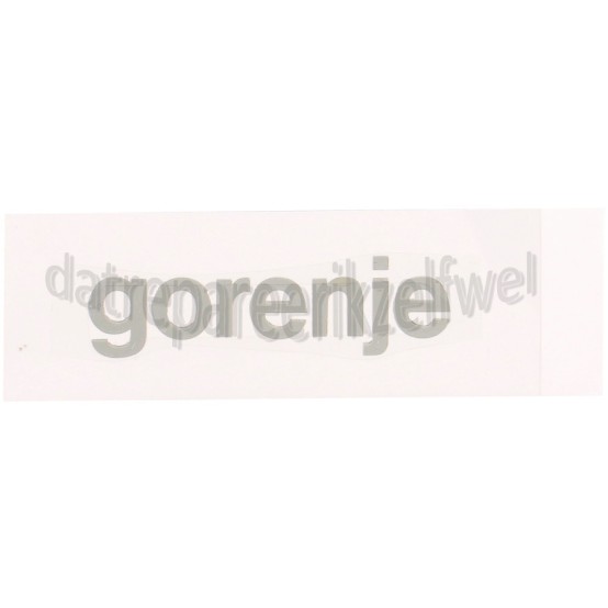 Foto van Gorenje Sticker Logo Gorenje Diverse modellen 