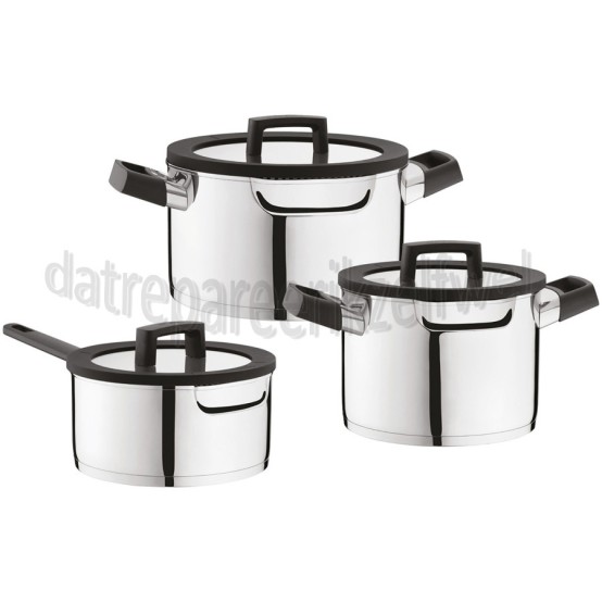 Foto van BergHOFF Set Uqonic Downdraft 6-delige pannenset 6-Delig 