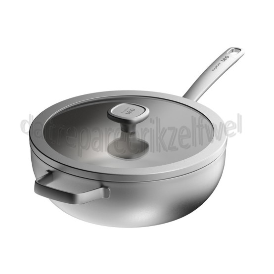 Foto van BergHOFF Pan LEO RECYCLED Wokpan, Graphite 28cm 