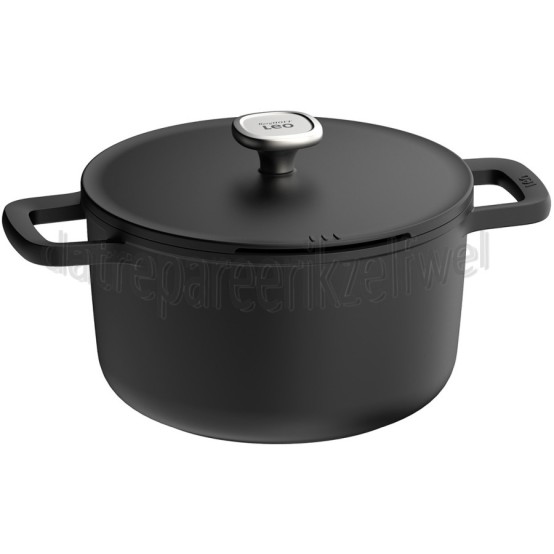 Foto van BergHOFF Pan LEO RECYCLED Kookpan Antikleef, Phantom 24x14cm 