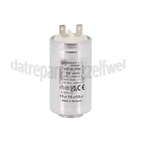 Foto van AEG Condensator 15 uF T8DEN865C, TWGL5E300 