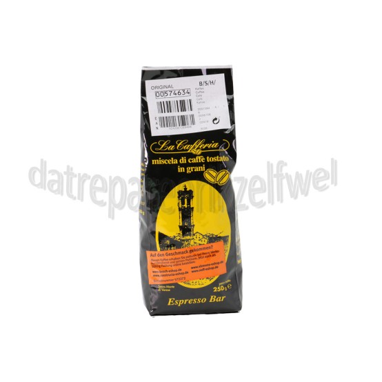 Foto van Siemens Koffie Koffie La Cafferia ""Supremo Espresso"" 250g Koffievolautomaat 
