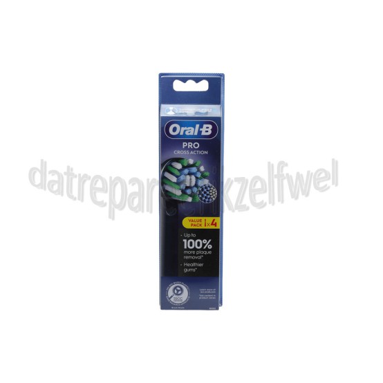 Foto van OralB Tandenborstelset Pro Cross Action Black Oral-B tandenborstels 