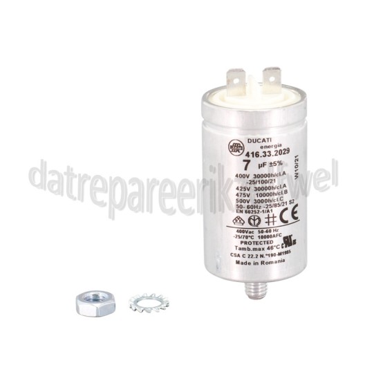 Foto van Indesit Condensator 7uF IS70CS, CTD80P 