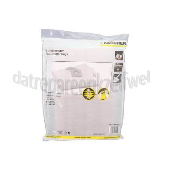 Foto van Karcher Stofzuigerzak Vliesfilterzak, 5 stuks NT351Ap, NT251Ap 
