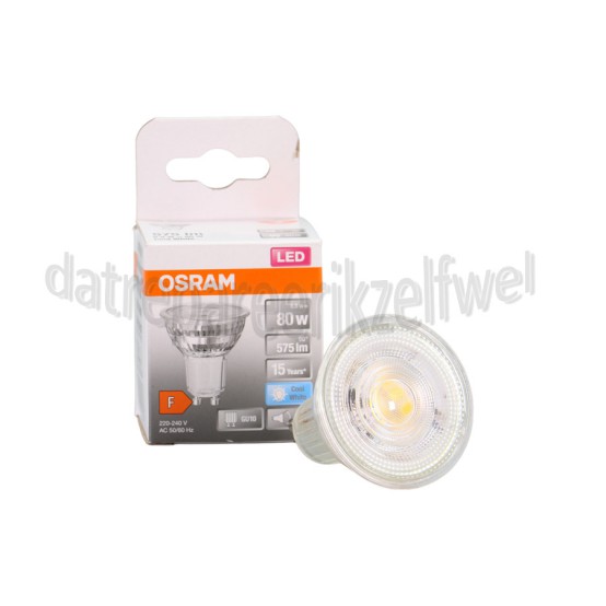 Foto van Osram Ledlamp LED STAR PAR16 6.9W GU10 575lm 4000K 