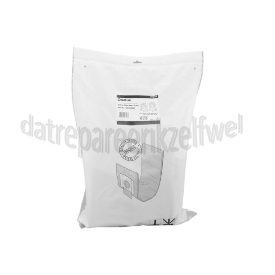 Foto van Nilfisk Stofzuigerzak Veiligheidsfilterzak, 5 Stuks Attix 33H, 44H, VHS 40HC, VHS 42HC 