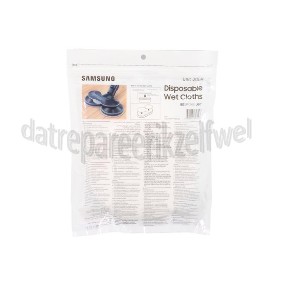 Foto van Samsung Doekenset Disposable Wet Pads Bespoke Jet modellen 