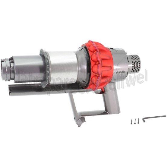 Foto van Dyson Reservoir Motor met cycloon, Sprayed Red/Iron/Red SV12, SV27 V10 Origin 