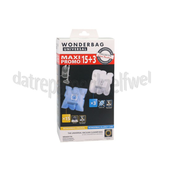 Foto van Rowenta Stofzuigerzak Wonderbag Original Maxi Promo compact stofzuigers tot 3L 