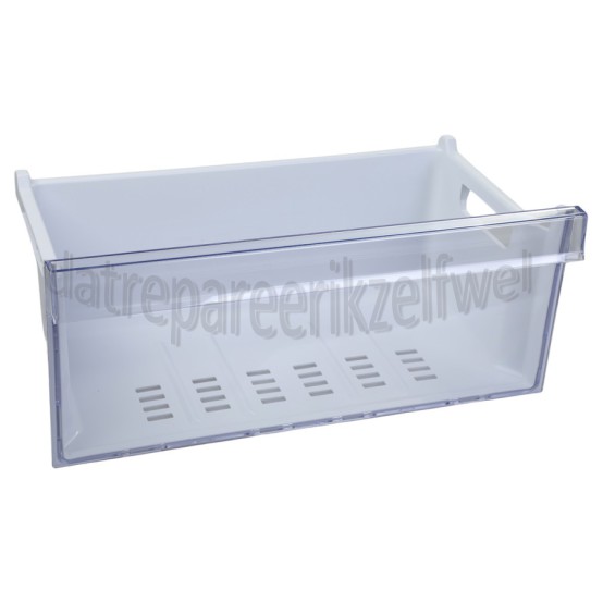 Foto van Beko Vrieslade Wit, Transparant Front 