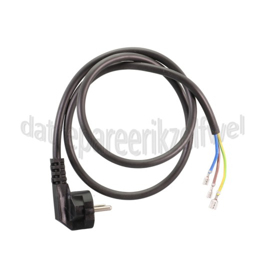 Foto van Snoer H05VV-F 3G Zwart snoer 1 meter Quooker, EU, 1,5mm 