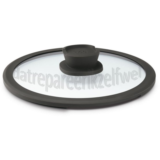 Foto van BergHOFF Deksel LEO Glazen Deksel Stone 24cm 