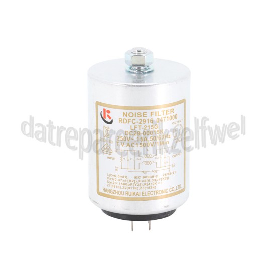 Foto van Samsung Condensator Ontstoring, 0,47Uf WF70F5E5P4W 