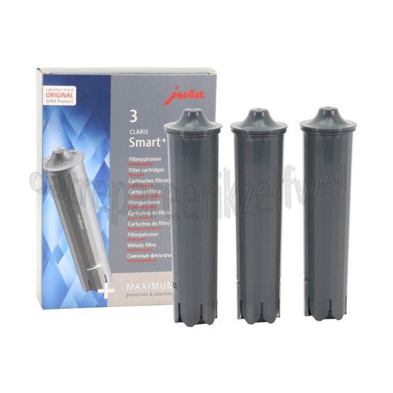Foto van Jura Waterfilter Claris Smart+, 3 Stuks 50 Liter water of 2 maanden gebruik 