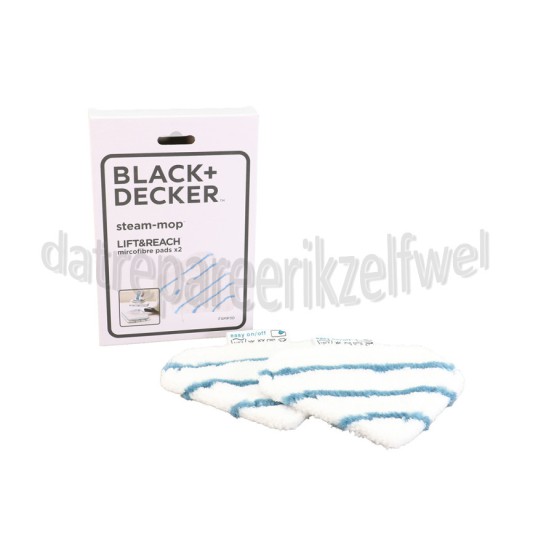 Foto van Black & Decker Doekenset Microvezel, 2 stuks Steam-Mop 
