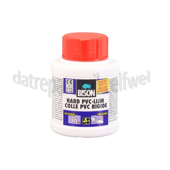 Foto van Bison Lijm hard PVC lijm -CFS- 250 Ml 