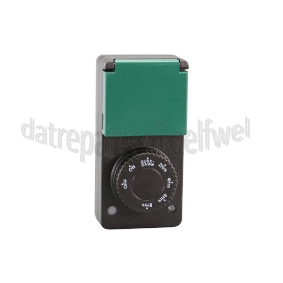 Foto van Benson Schakelklok Tijdschakelaar met Sensor Buiten, IP44 