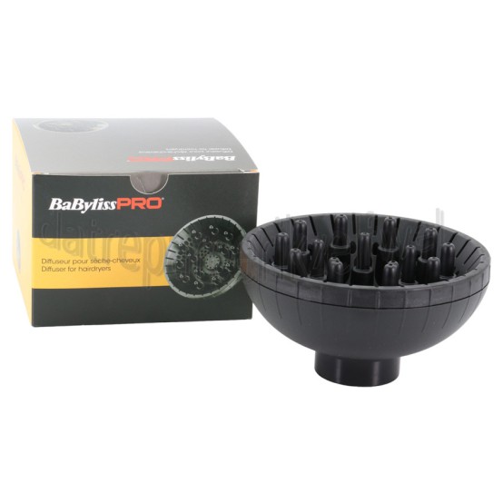 Foto van BaBylissPRO Diffuser Uitblaasmond BabylissPRO Veneziano Caruso, Luminoso, Black Star 