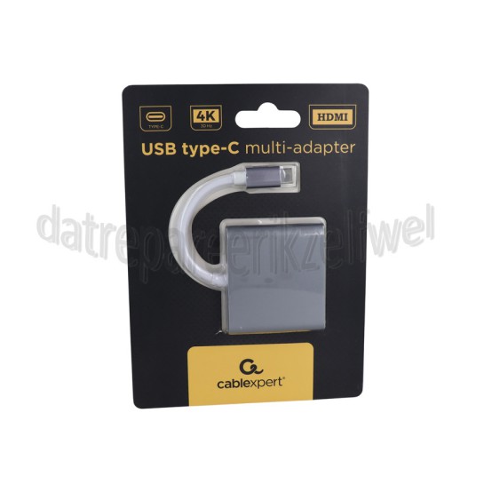 Foto van USB Kabel Verloopkabel USB C male - HDMI/USBC/USB3.0 female, 15cm Universeel USB Type C 