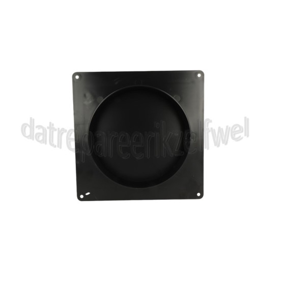 Foto van Rooster zwart, 150mm diameter Gevel 
