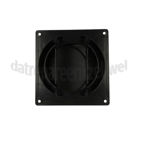 Foto van Rooster 100/125/110x54mm, zwart Gevel 