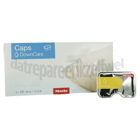 Foto van Miele Wasmiddel Caps DownCare, 6 stuks Donstextiel 