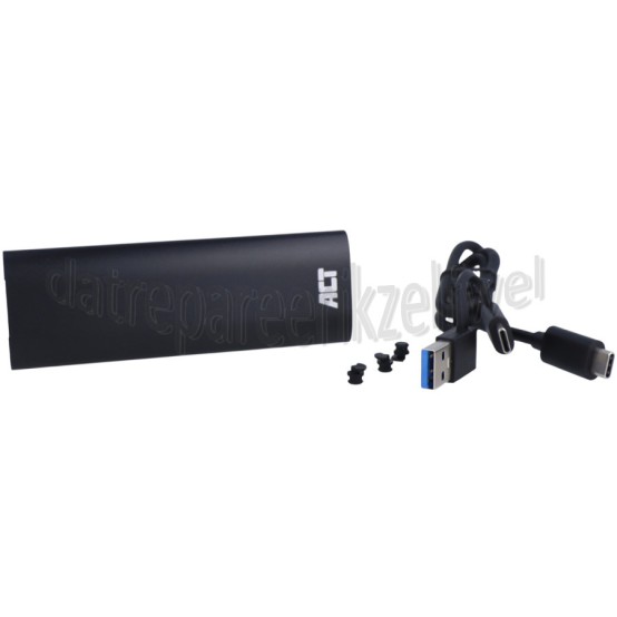 Foto van ACT USB Kabel Aluminium, draagbare behuizing USB-C 3.2 Gen2 M.2 NVMe/PCIe SSD 
