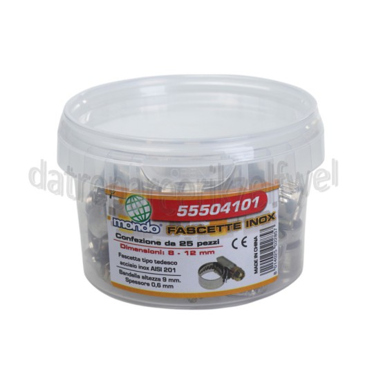 Foto van Slangklem 8-12 mm -RVS- 