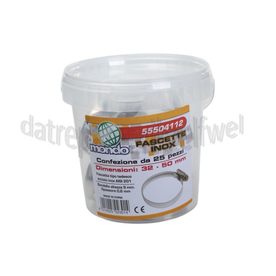 Foto van Slangklem 32-50 mm -RVS- 