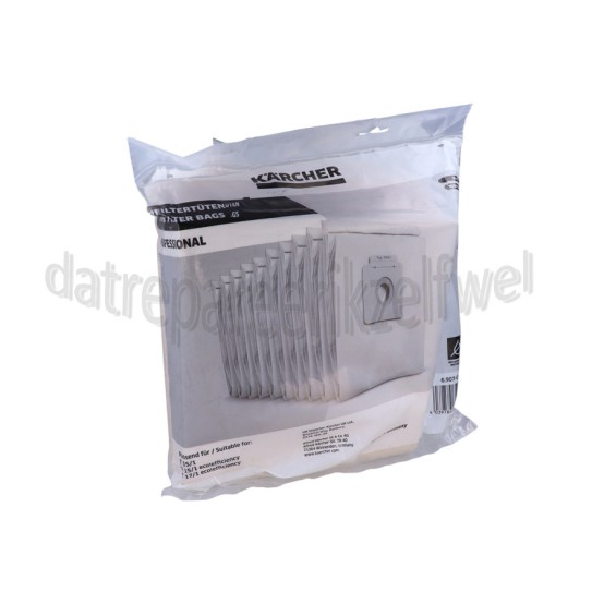 Foto van Karcher Stofzuigerzak Papier, 10 stuks T15/1, T17/1 