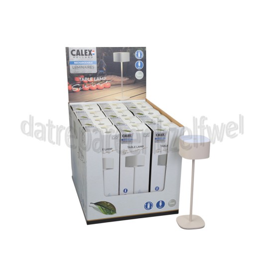 Foto van Calex Display Tafellamp Display, 12 stuks, Zand SMD 2W 90LM 2700K Dimbaar 