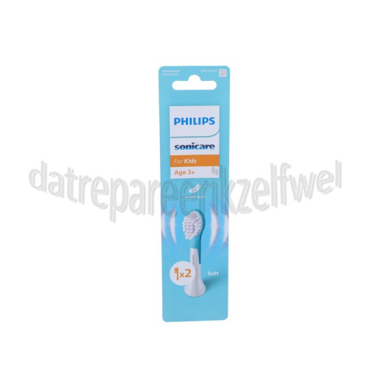 Foto van Philips Tandenborstelset Sonicare For Kids opzetborstels small, 2 stuks, wit Sonicare For Kids 
