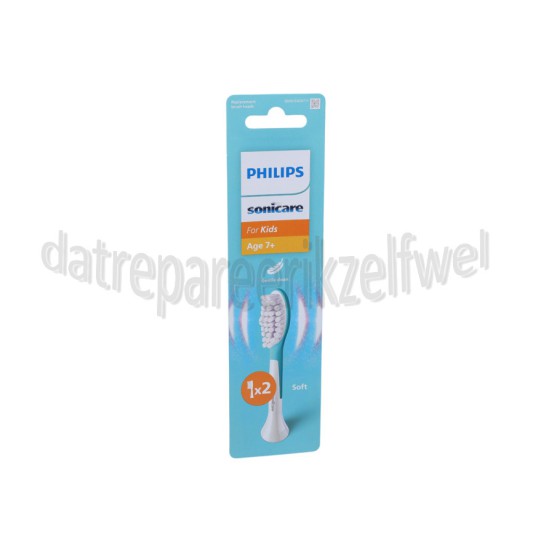 Foto van Philips Tandenborstelset Sonicare For Kids opzetborstels, 2 stuks, wit Sonicare For Kids 
