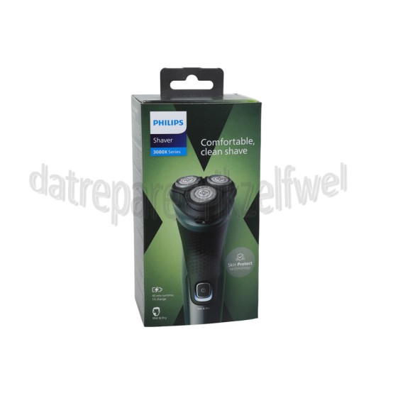 Foto van Philips Scheerapparaat Elektrisch scheerapparaat voor droog scheren Shaver series 3000X 