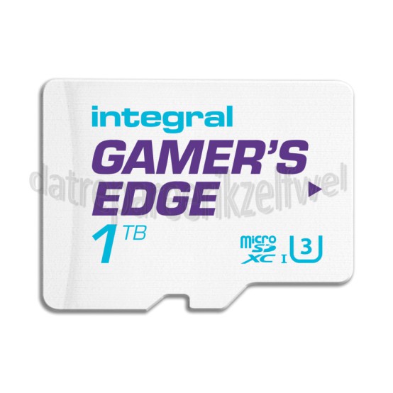 Foto van Integral Memory card V30 Gamer's Edge microSDXC Card 1TB Class 10, Nintendo Switch 