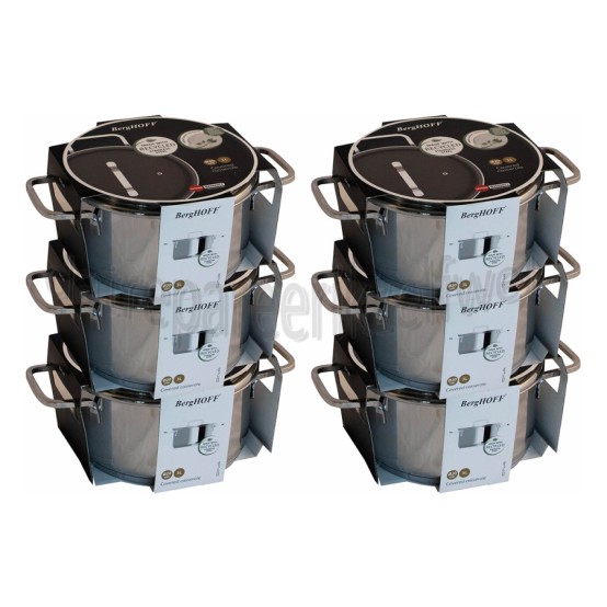 Foto van BergHOFF Pan Helix Kookpan met deksel 20cm Inductie, Halogeen, Vitrokeramisch, Gas 