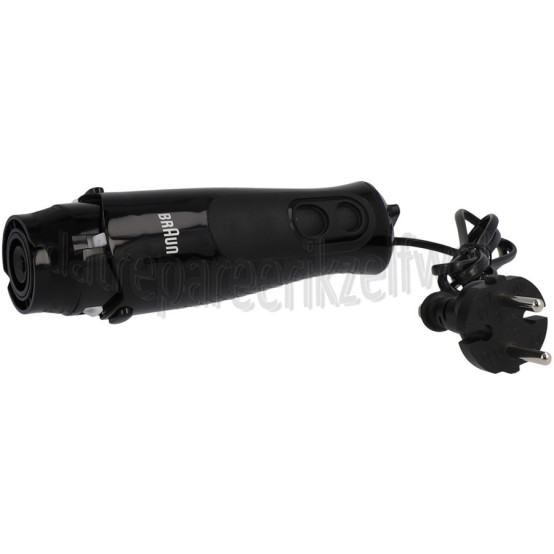 Foto van Braun Handgreep Compleet, Zwart 4193 MQ 3135 BK, MQ3135BKSAUCE, 4193-MQ3135BK100Y 