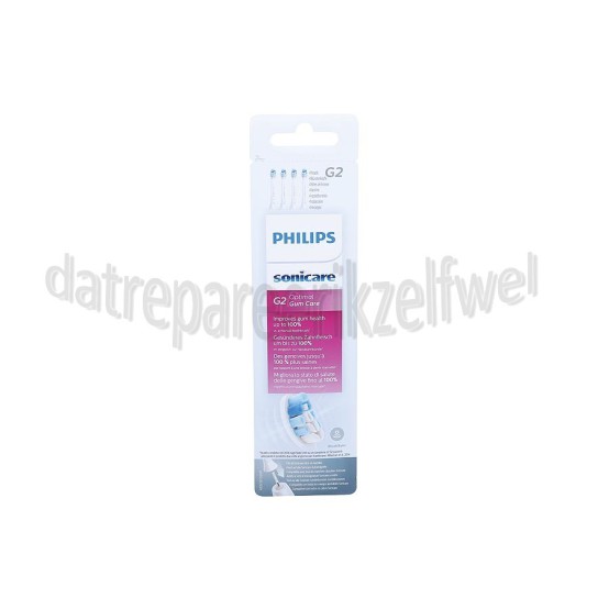 Foto van Philips Tandenborstelset G2 Optimal Gum Care opzetborstels, 4 stuks Sonicare 