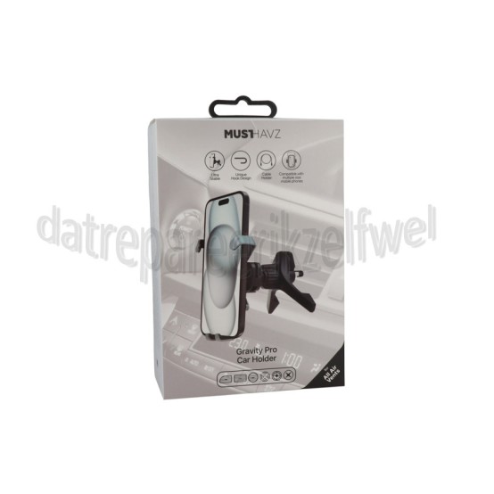 Foto van Musthavz Houder Gravity Pro Auto houder, Universeel 