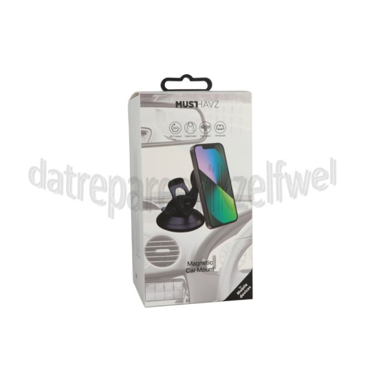 Foto van Musthavz Houder Universeel, Magnetisch Auto houder met zuignap 