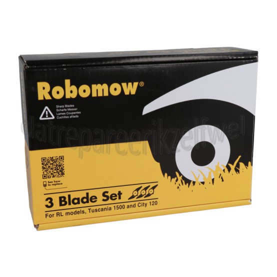 Foto van Robomow Mes Maaimessen, 3 Stuks RL, RM modellen 