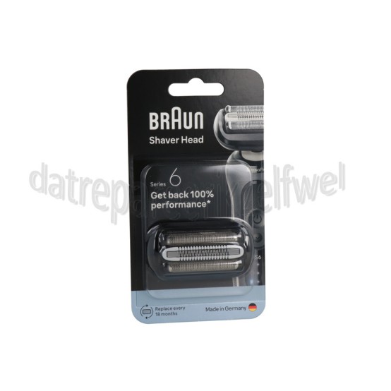 Foto van Braun Scheerblad Combipack 64B Silver Series 6, 5762 Easyclean, Sensoflex 
