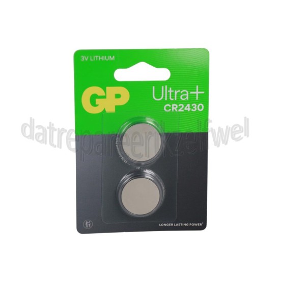 Foto van GP Batterij Knoopcel CR2430 3V DL2430 Ultra Plus Lithium 