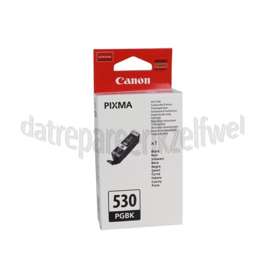 Foto van Canon Inktcartridge PGI 530 Zwart, 18,5ml Pixma TS8552, TS8750, TS8551, TS8751, TS8550 